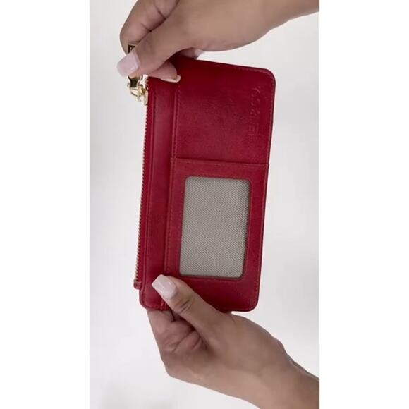 Saige Slim Card Holder Women's Wallet Brown - Picture 6 of 10